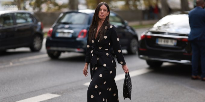 comment porter la robe à pois